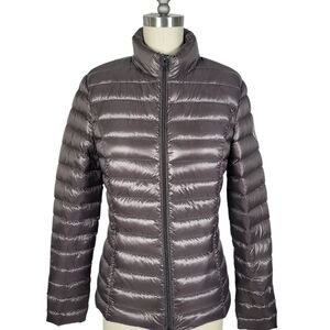 No.1 Como Slate Grey Puffer Jacket Womens Small